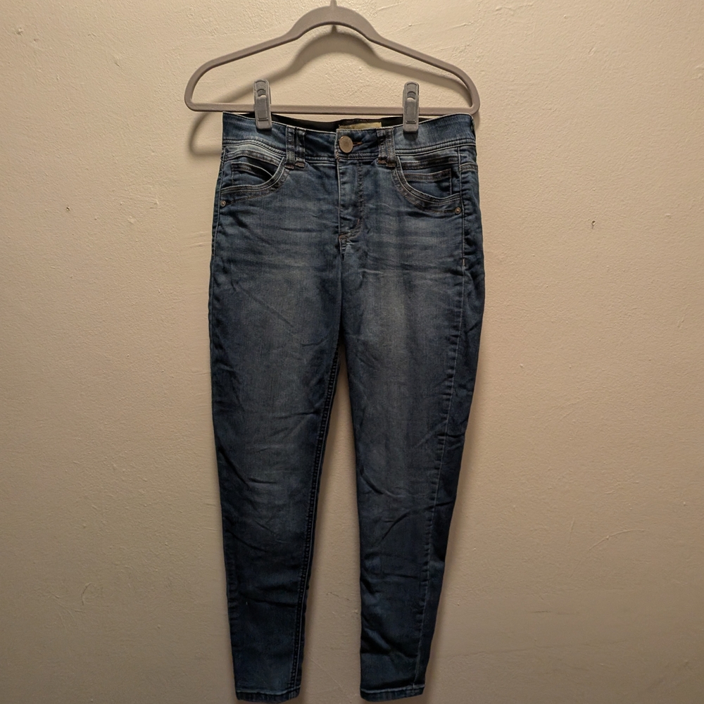 Democracy Blue Skinny Jeans "Ab" Technology